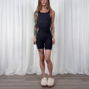 Free People Movement Activewear Romper Bodysuit Small Grey‎